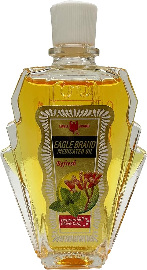 Eagle Brand Medicated Oil, Refresh-Peppermint Clove Bud - 24ml (Dầu Gió Con Ó)