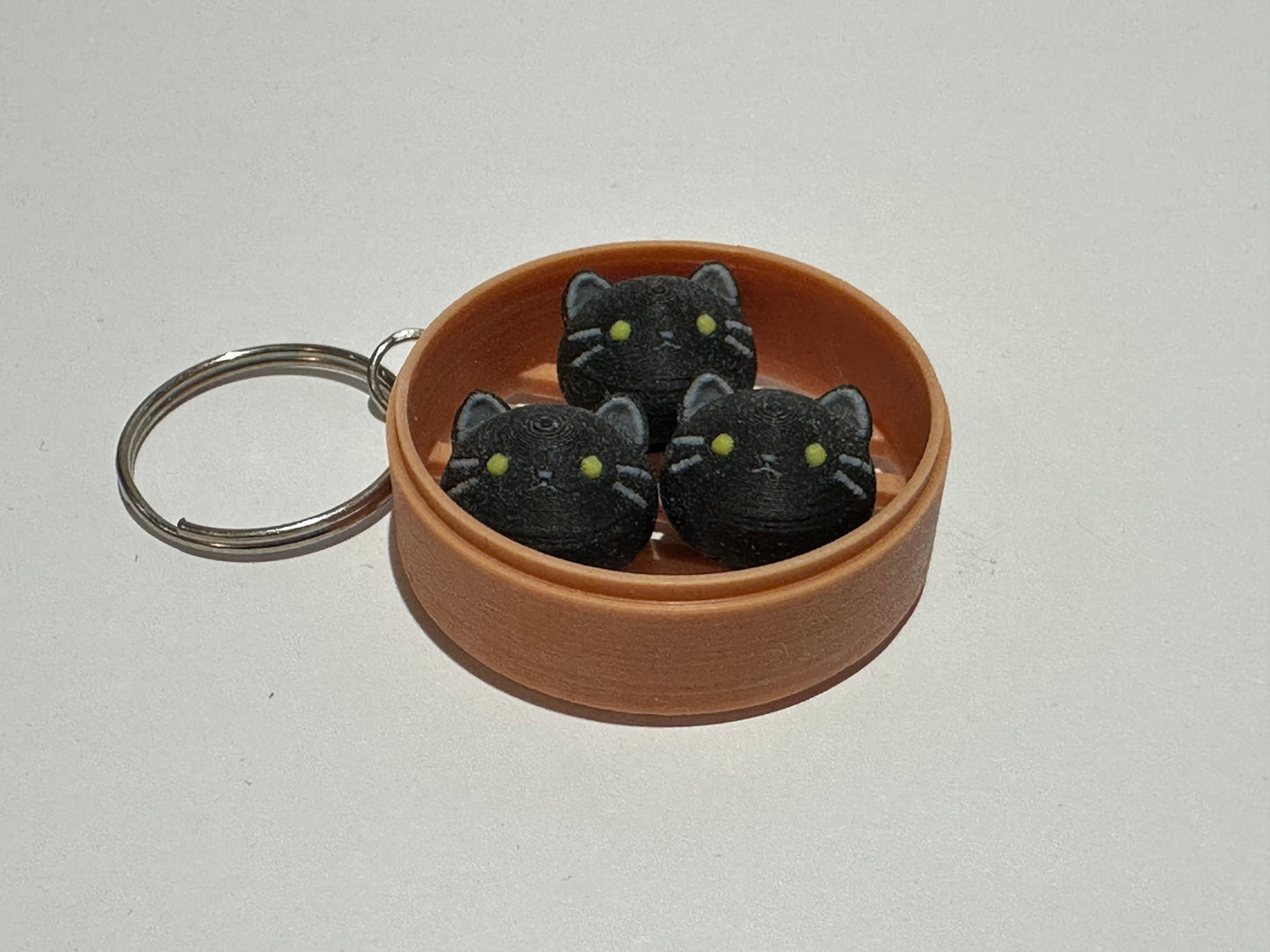 Animal Dim Sum Keychain – Cute 3D Printed Dumpling Animal Charm | Choose Your Favorite Animal