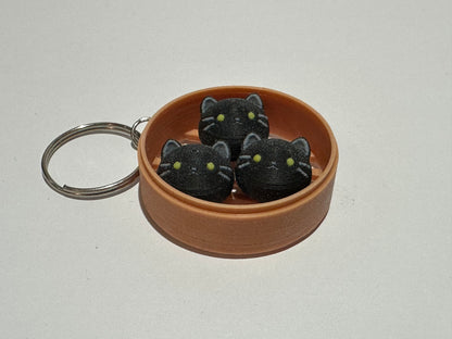 Animal Dim Sum Keychain – Cute 3D Printed Dumpling Animal Charm | Choose Your Favorite Animal