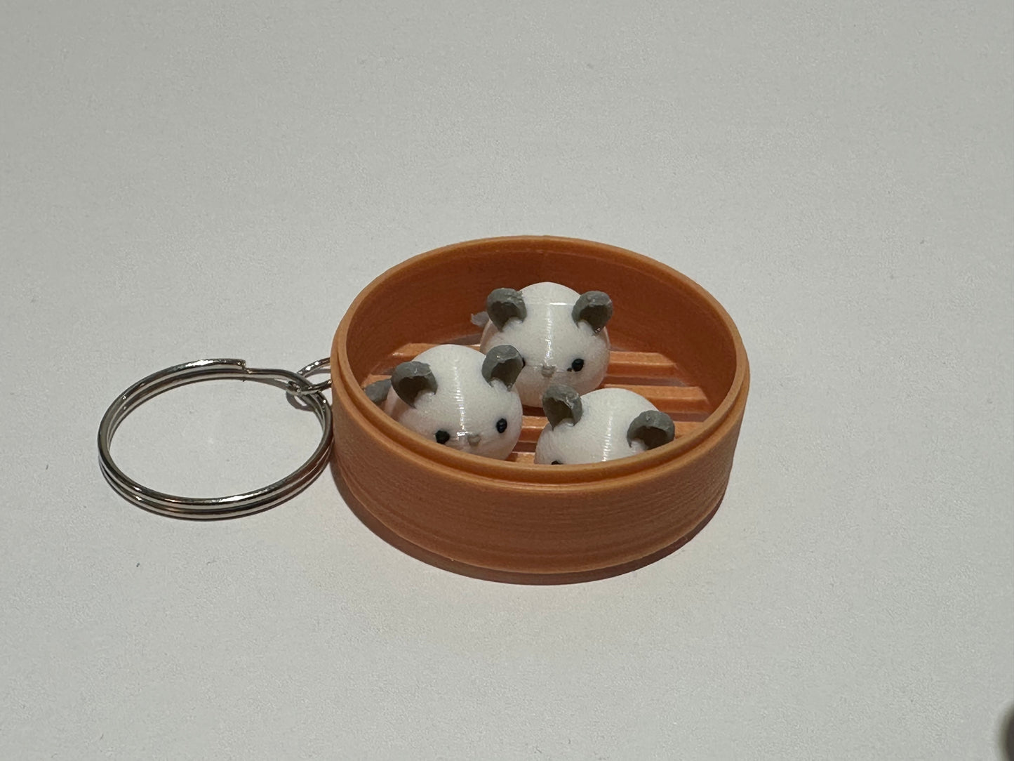 Animal Dim Sum Keychain – Cute 3D Printed Dumpling Animal Charm | Choose Your Favorite Animal