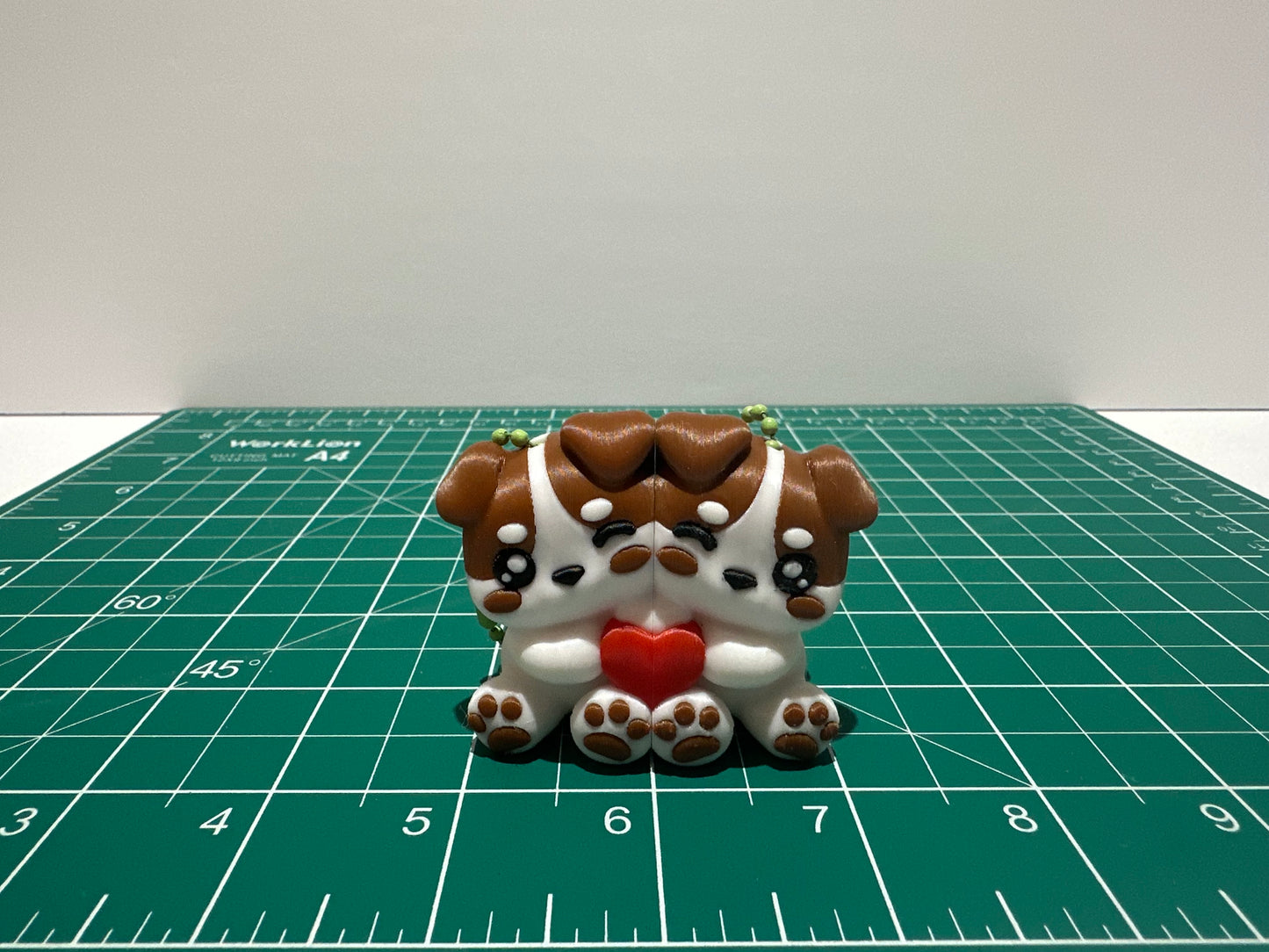 Magnetic Animal Keychain Couple – 3D Printed PLA Matching Keychains (Set of 2)