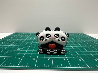 Magnetic Animal Keychain Couple – 3D Printed PLA Matching Keychains (Set of 2)