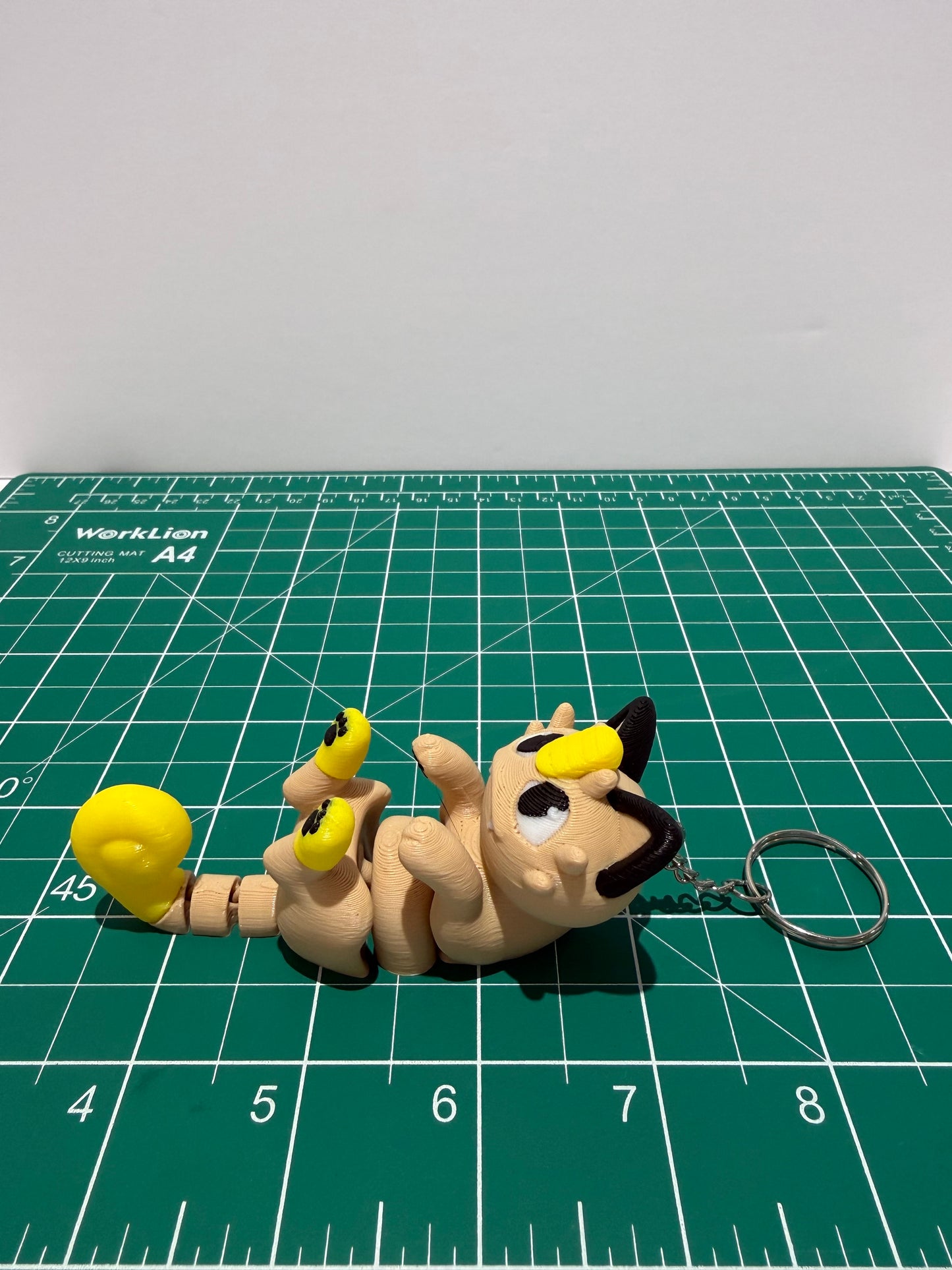 3D Printed Articulated Fox Keychains | 4" Flexible Animal Fidget Toys (Starter/Evolution Set)