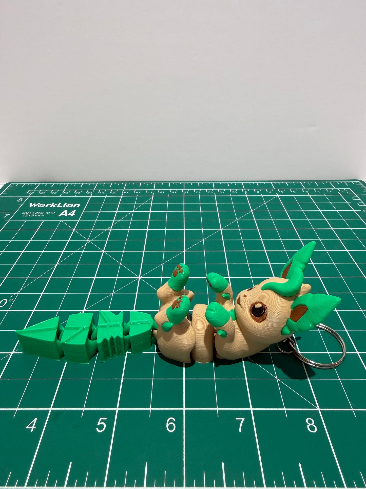 3D Printed Articulated Fox Keychains | 4" Flexible Animal Fidget Toys (Starter/Evolution Set)