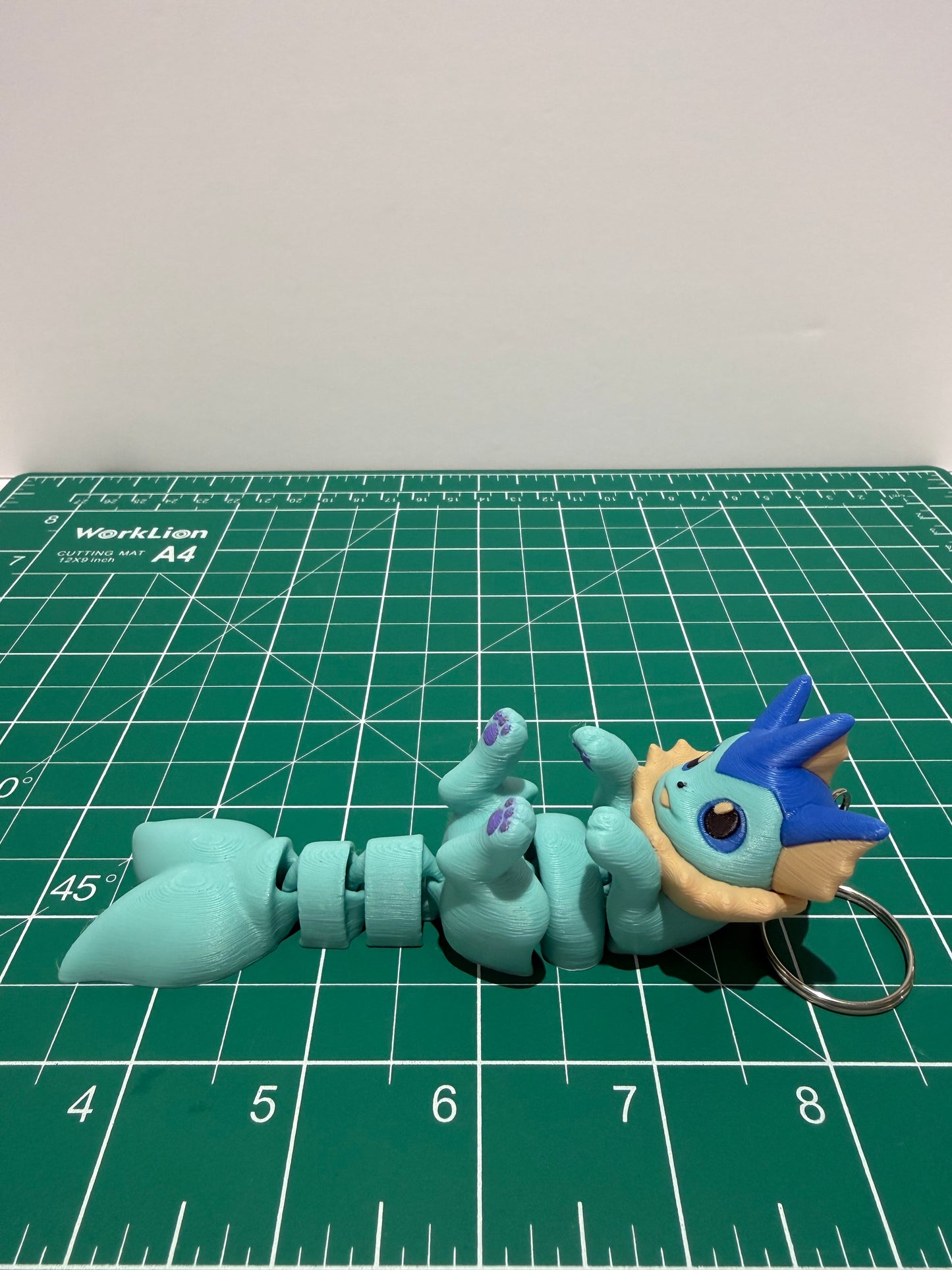 3D Printed Articulated Fox Keychains | 4" Flexible Animal Fidget Toys (Starter/Evolution Set)