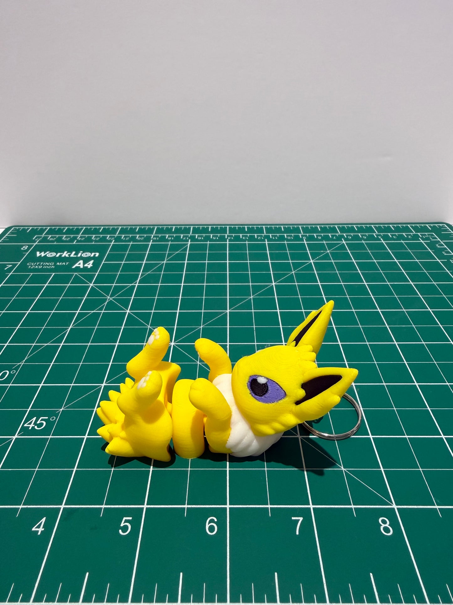 3D Printed Articulated Fox Keychains | 4" Flexible Animal Fidget Toys (Starter/Evolution Set)