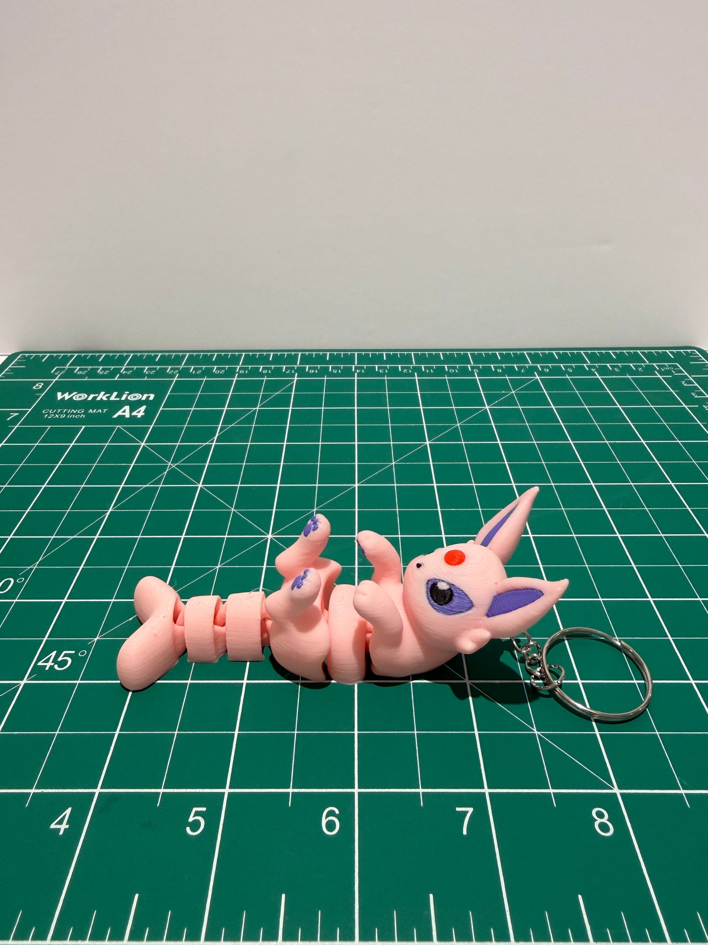3D Printed Articulated Fox Keychains | 4" Flexible Animal Fidget Toys (Starter/Evolution Set)