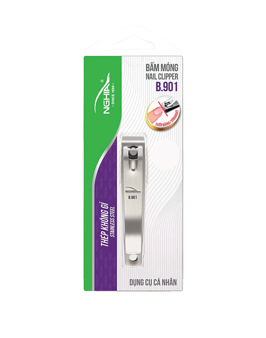 Nghia Stainless Steel Straight Blade Large Nail Clipper B-901 (Kềm Nghĩa)