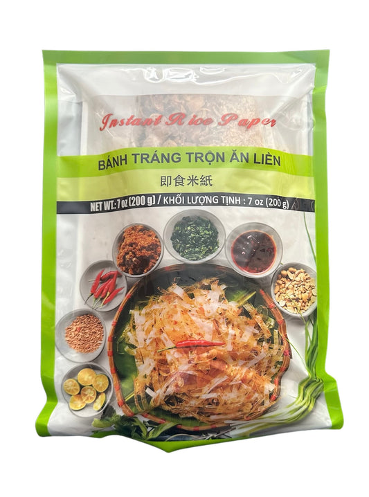 Newtown Brand Instant Rice Paper 7oz (Bánh Tráng Trộn)